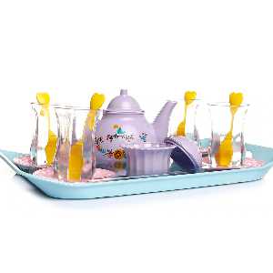 Glass-like Tea Set