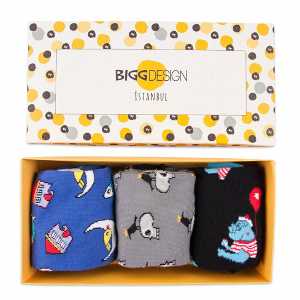 BIGGDESIGN KING RAVEN MEN'S SOCKS SET