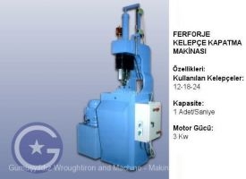 Ferforje Kelepçe Kapatma Makinası