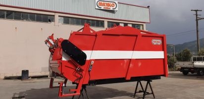 TOP LOADING MONOBLOG GARBAGE COMPACTOR by Makko Makina www.makkomakina.com.tr